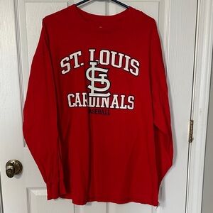 Genuine Merchandise Red St. Louis Cardinals Long Sleeve Tee